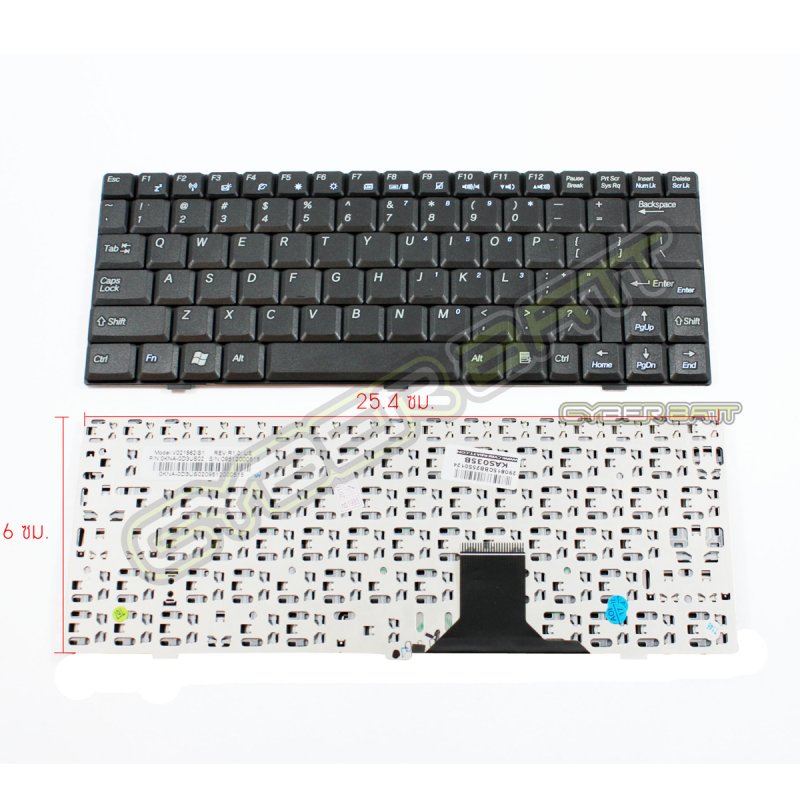 Keyboard Asus EEE PC 1000 Black US 