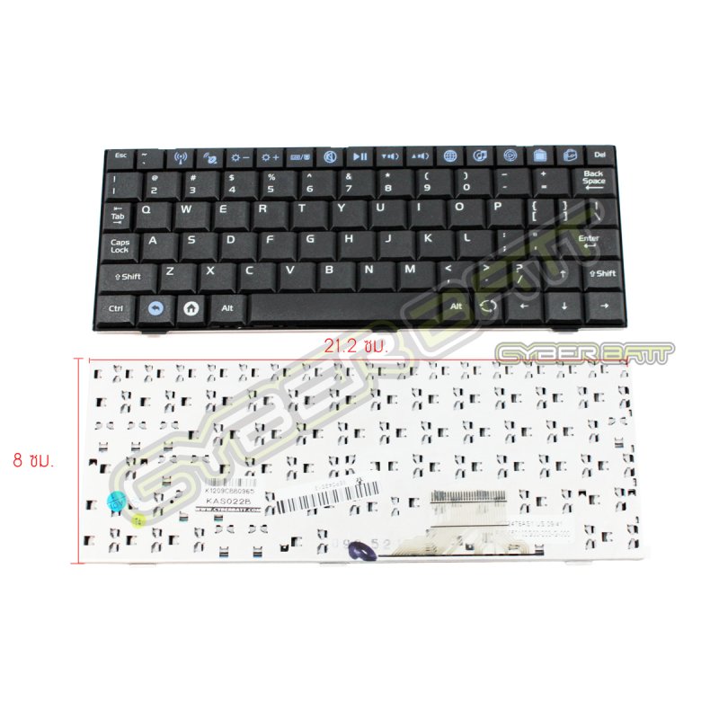 Keyboard Asus EEE PC 700 Series Black US 