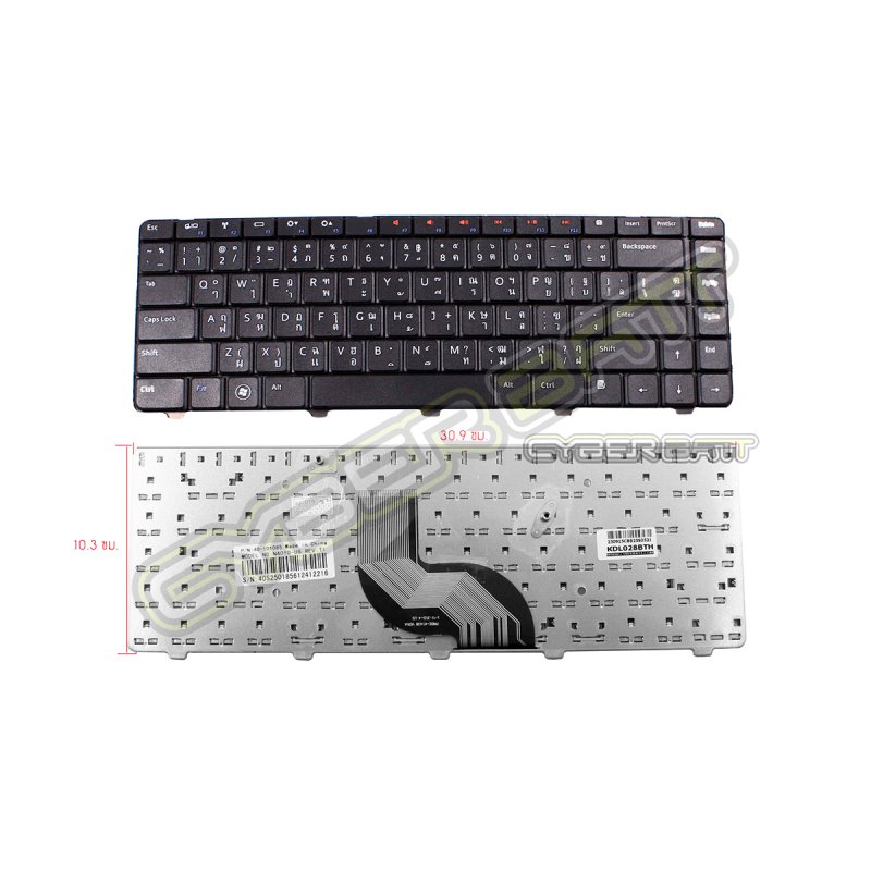 Keyboard Dell Inspiron N4010 4030 Black TH 