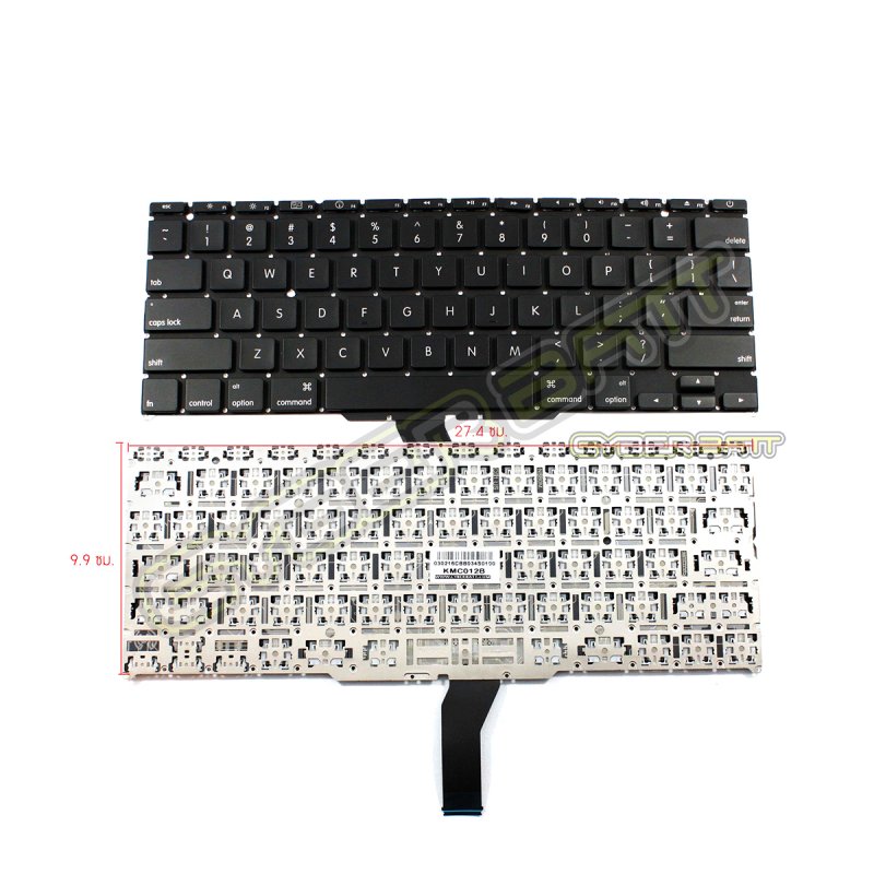 Keyboard Macbook Air 11 inch A1370 (Late 2010) Black Eng  คีบอร์ด แมคบุ๊ค