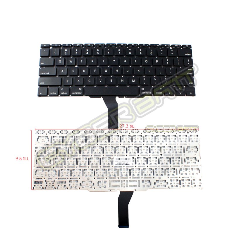 Keyboard Macbook Air 11 inch A1370 (Mid 2011) Black Eng 