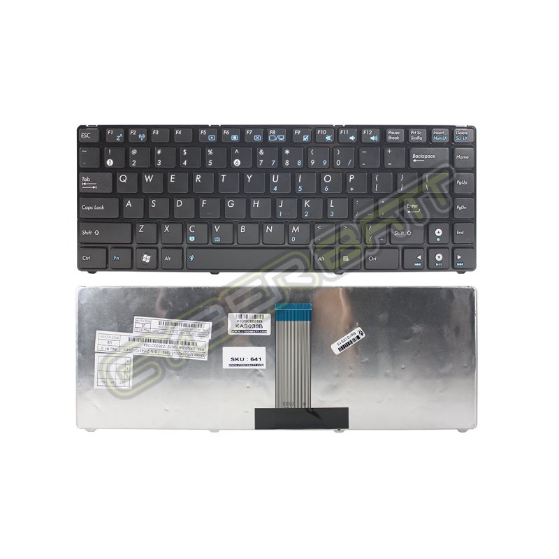 Keyboard Asus EEE 1215 Series Black US 