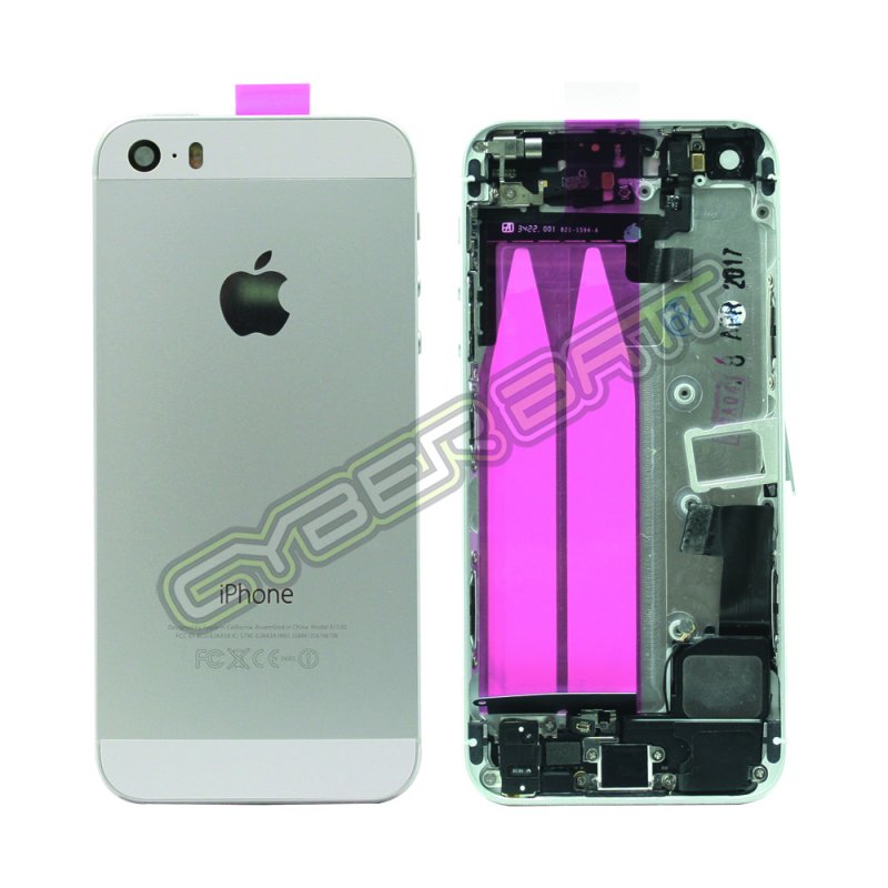 iPhone 5S Back cover with small parts White 
