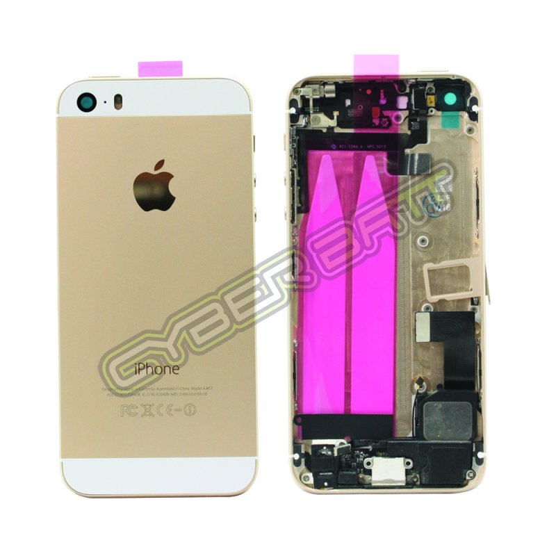 iPhone 5S Back cover with small parts  Gold