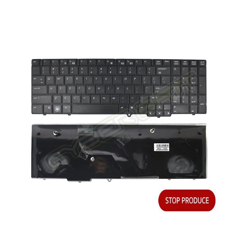 Keyboard HP EliteBook 8540P Black US