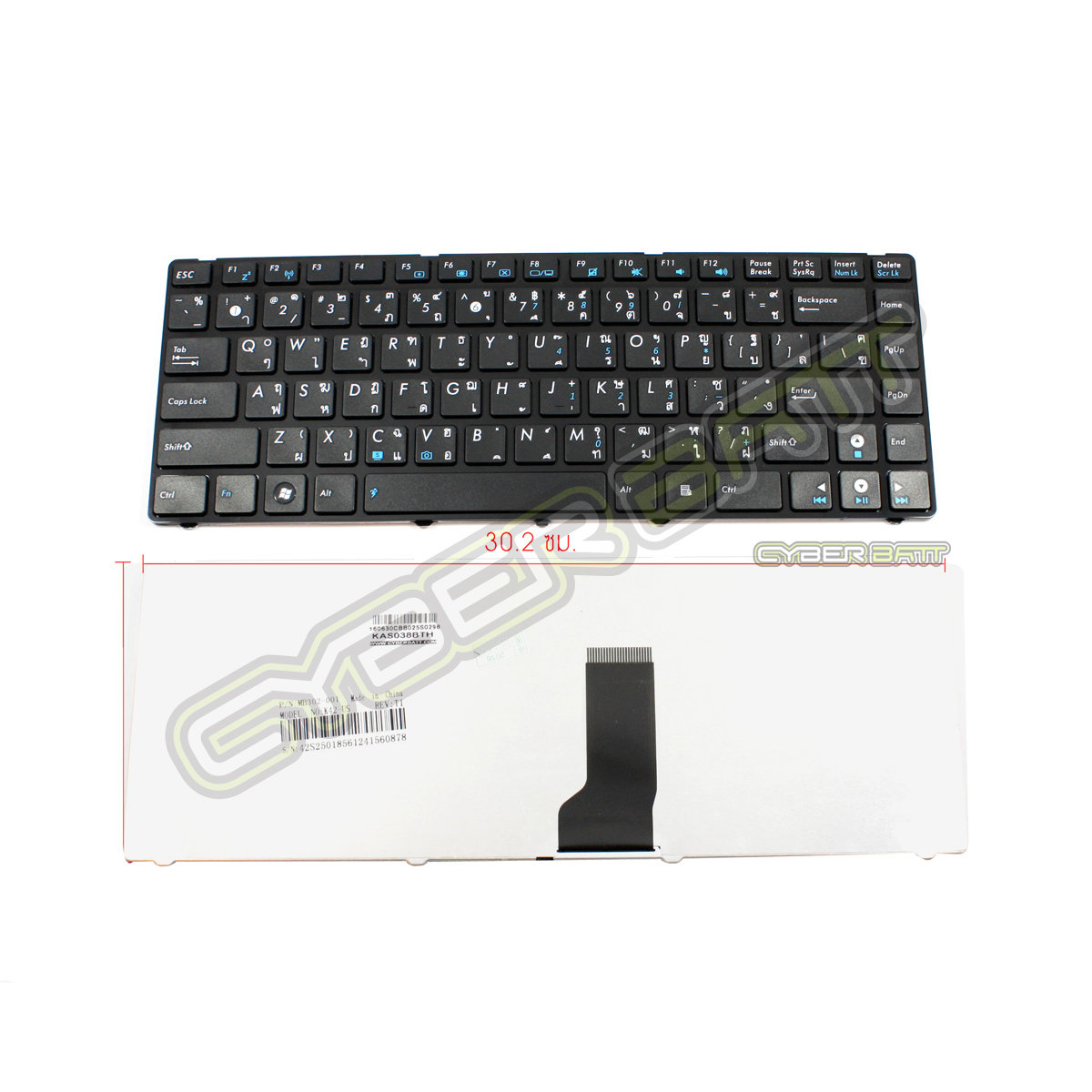 Keyboard Asus A42 Series Black TH 
