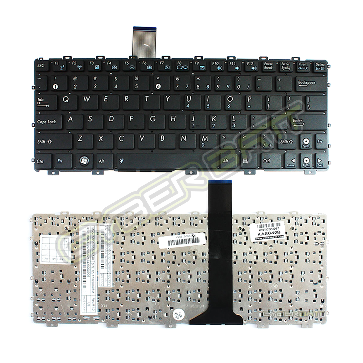 Keyboard Asus EEE PC1015 Series Black US 