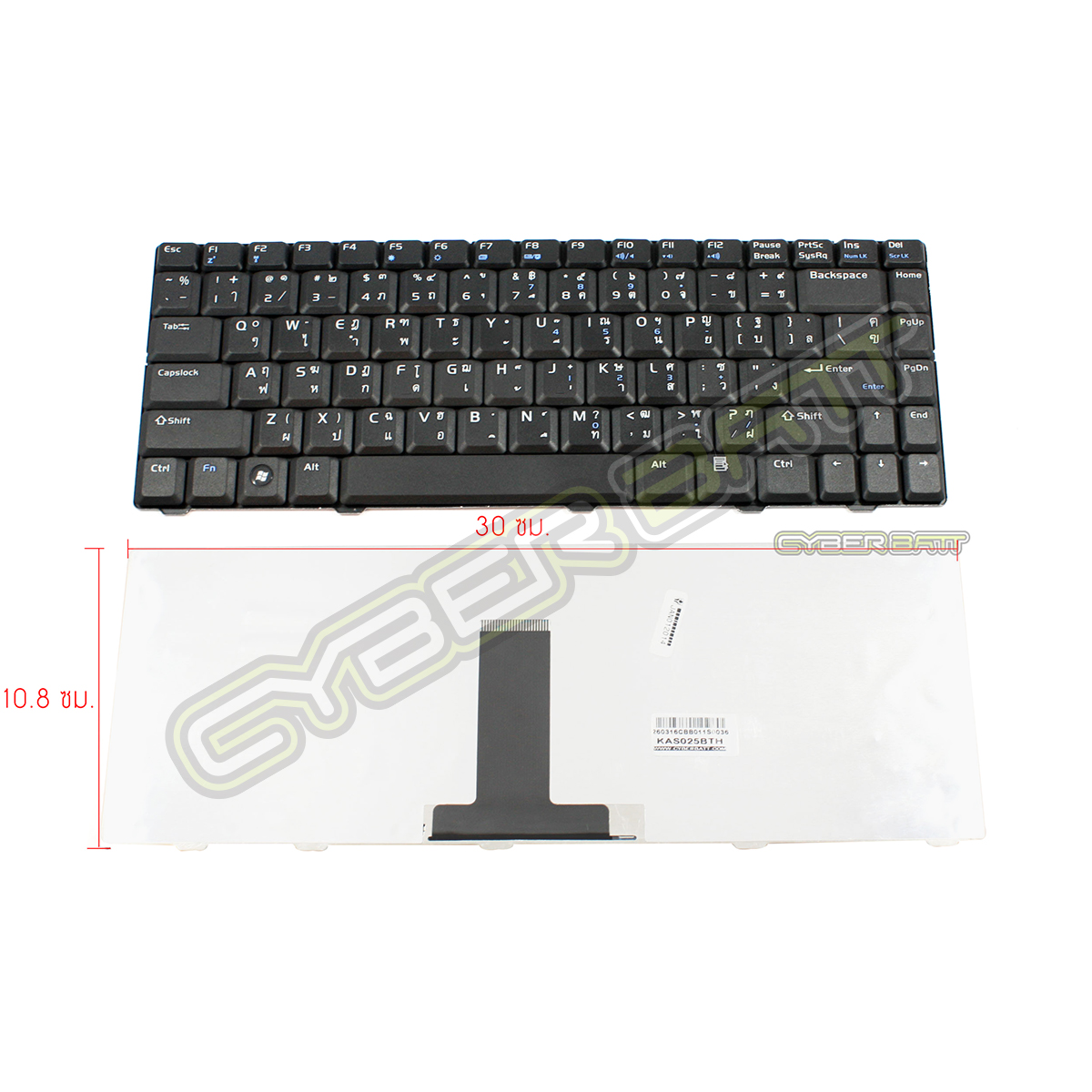 Keyboard Asus F80 Series Black TH 