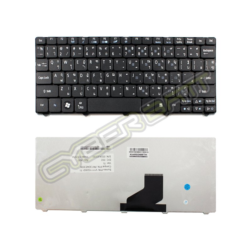 Keyboard Acer Aspire One D255 Black TH 