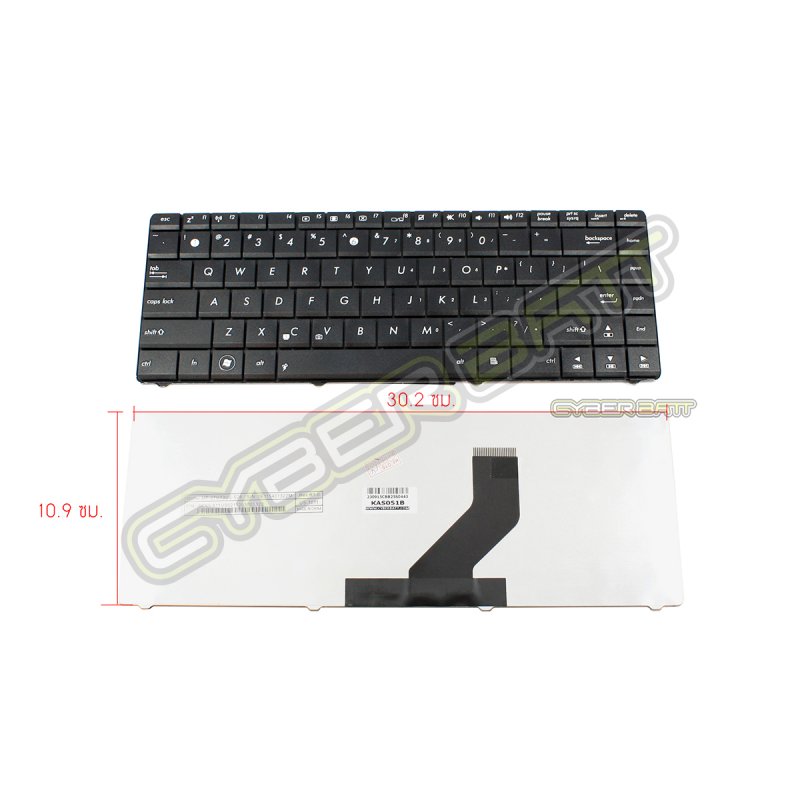 Keyboard Asus K45D Black US 