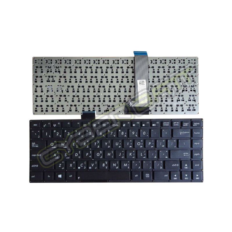 Keyboard Asus N46 Black US 