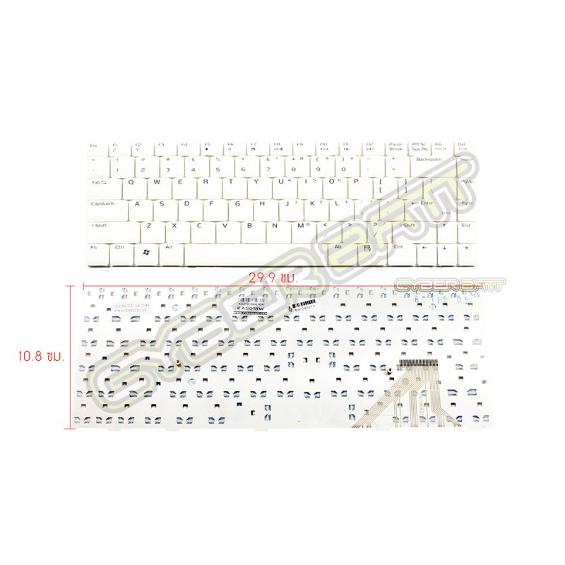 Keyboard Asus W3 White US 