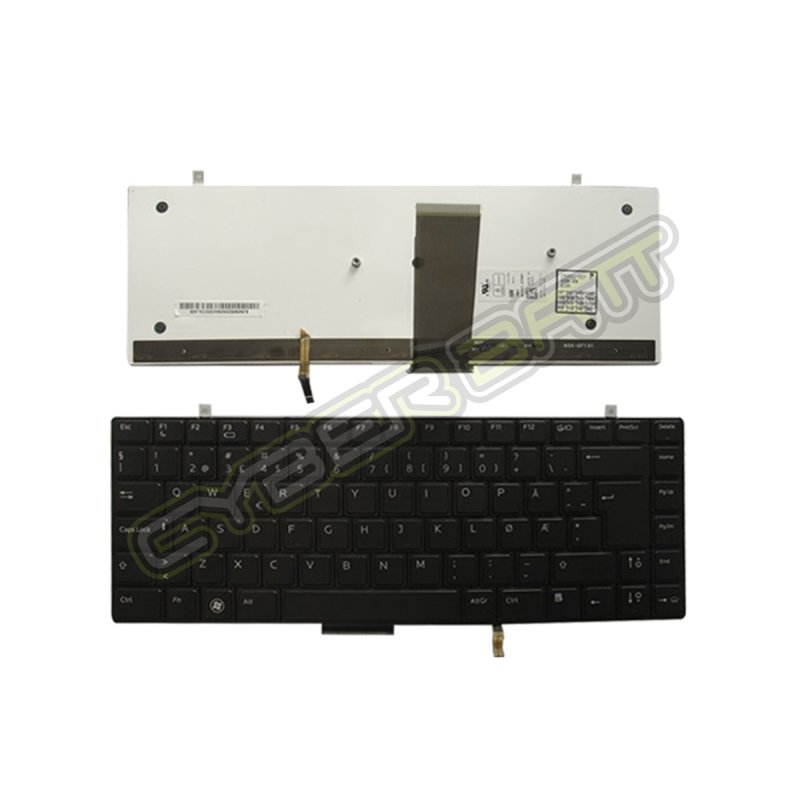 Keyboard Dell Studio XPS 1340 1640 Series Black UK (Big Enter)  