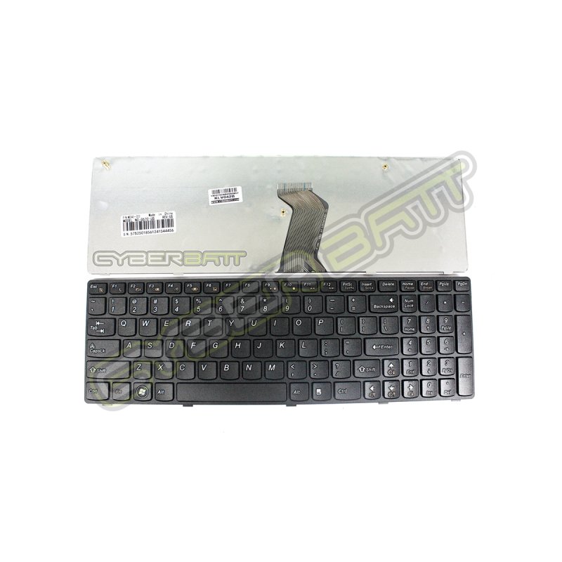 Keyboard Lenovo IdeaPad G570 Black US (With Frame) 