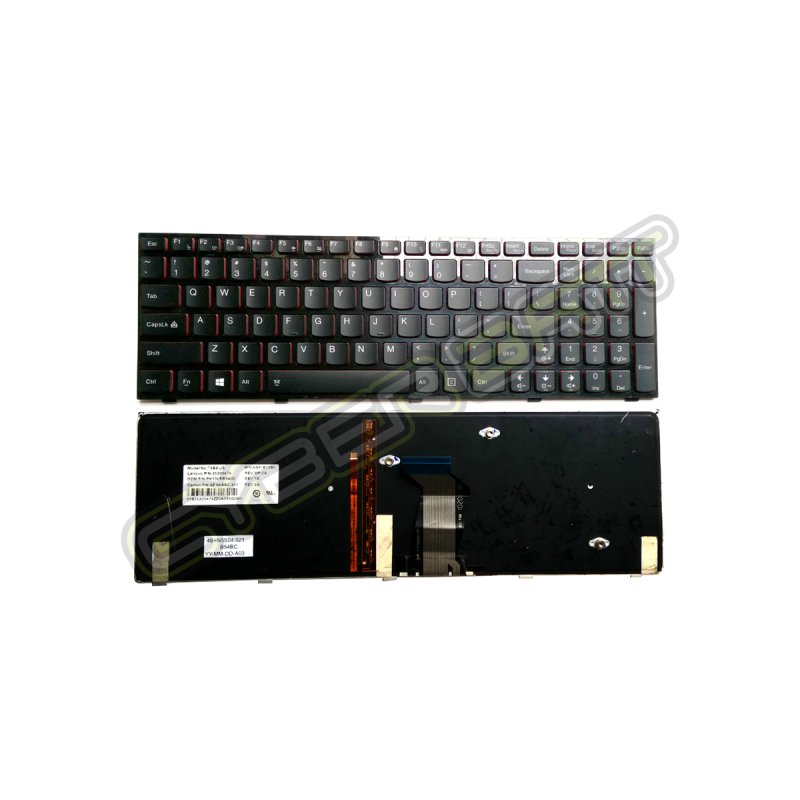 Keyboard Lenovo IdeaPad Y500 Black TH (With Backlight) 