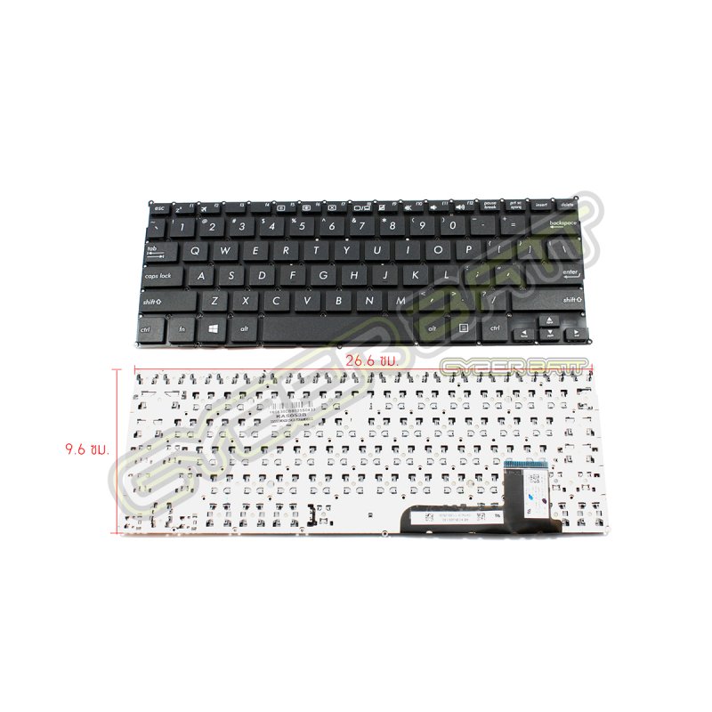 Keyboard Asus X200/X201 Black US (Without Frame) 