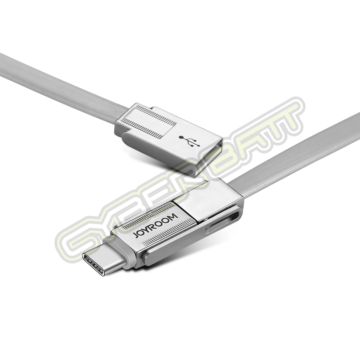 CHARGING CABLE S-M338 3-in-1 Lightning 8Pin + Micro USB + Type-C Data Joyroom (Tarnish)