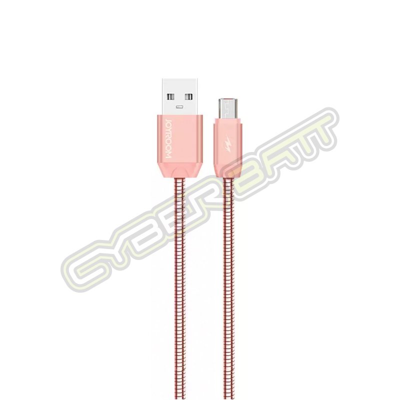 CHARGING CABLE S-M322 Micro USB illuminated Joyroom (Rose Gold)