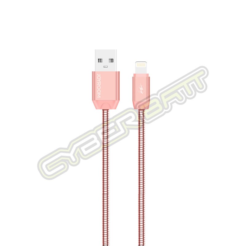CHARGING CABLE S-M322 iPhone lightning Metal Data Joyroom (Rose Gold)