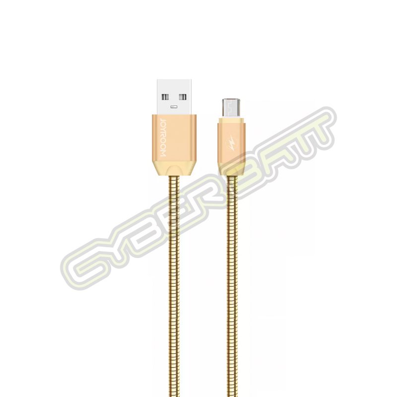 CHARGING CABLE S-M322 Micro USB Metal Data Joyroom (Gold)