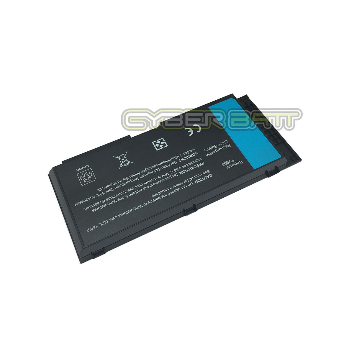 Battery Dell Precision M6700 FV993 : 11.1V-6600mAh Black (CYBERBATT)