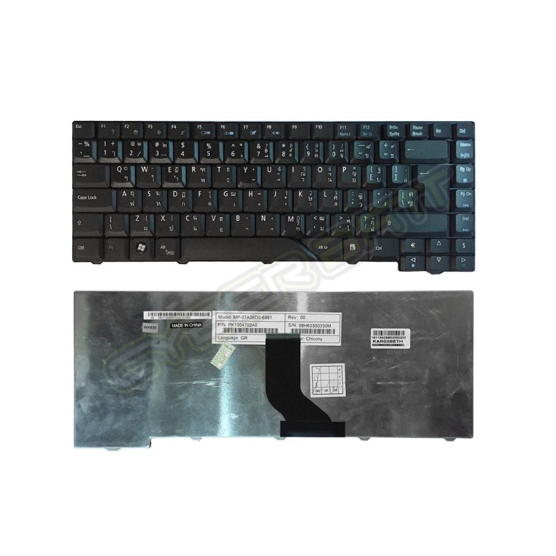Keyboard Acer Aspire 4520 Black TH (Big Enter) คีบอร์ดโน๊ตบุ๊ค