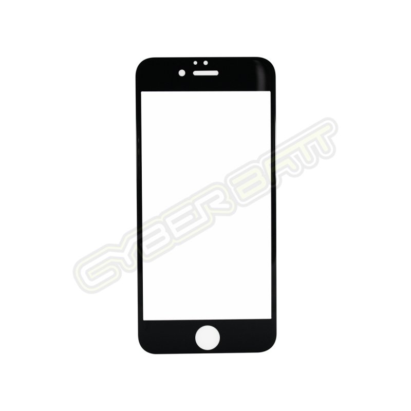 ฟิล์มกระจกกันรอย iPhone 6/ 6s ขอบแข็ง สีดำ  (CYBERBATT)