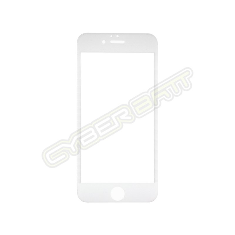 ฟิล์มกระจกกันรอย iPhone 6 Plus / 6s Plus  ขอบนิ่ม สีขาว (CYBERBATT) 