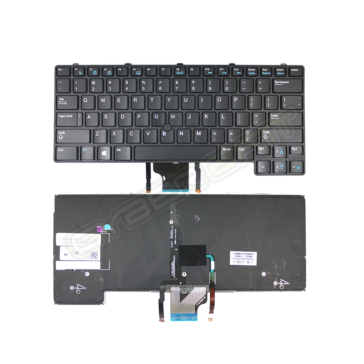 Keyboard Dell Latitude E6430u Black US