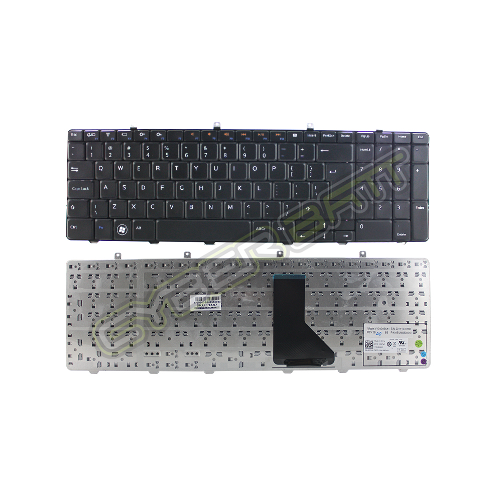 Keyboard Dell Inspiron 1764 Black UK (Big Enter) 