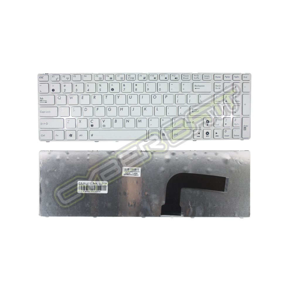 Keyboard Asus G60/K52 White TH