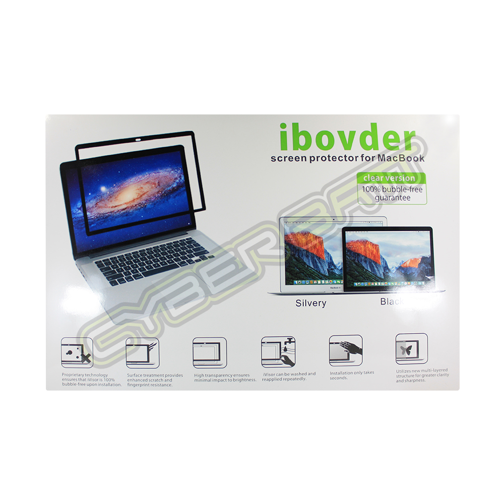 Film Screen Protector For Macbook Pro 13 inch Brand ibovder ขอบสีดำ