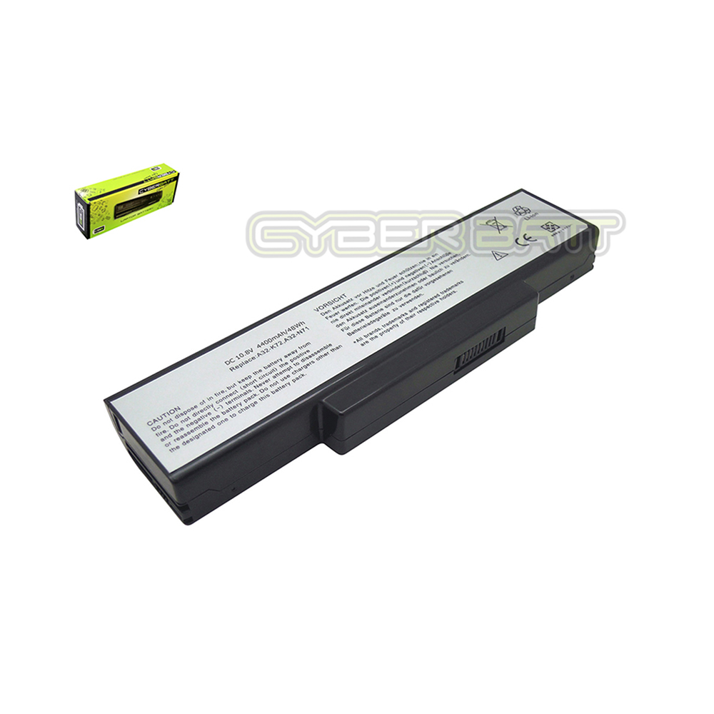 Battery Asus K72/A32-K72 : 10.8V-4400mAh (CYBERBATT) 