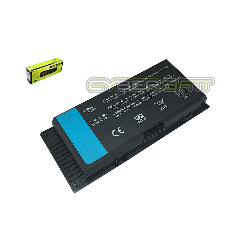 Battery Dell Precision M6700 FV993 : 11.1V-6600mAh Black (CYBERBATT)