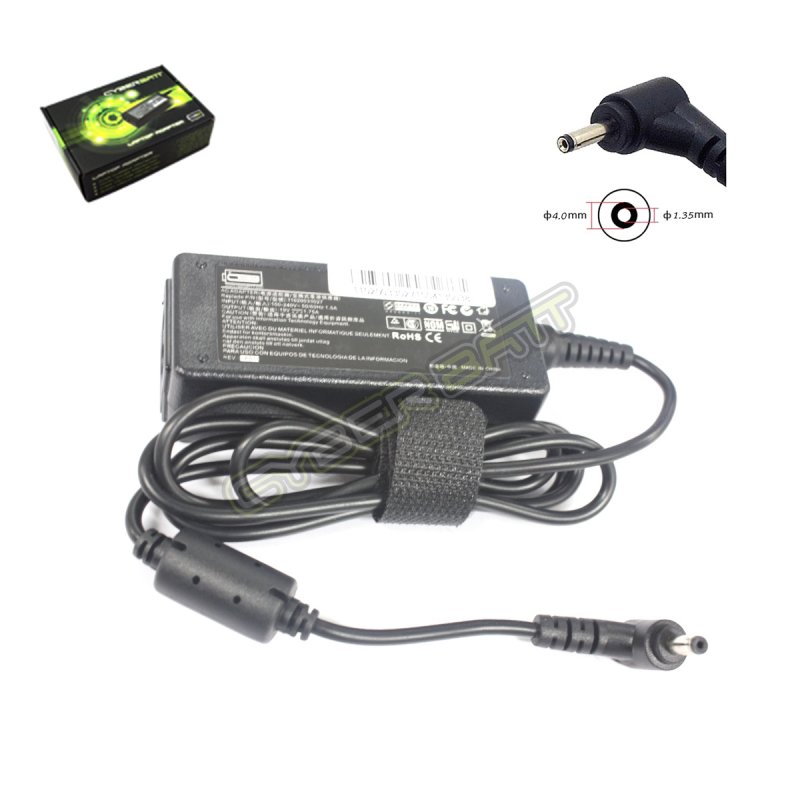 Adapter Asus 19.0V-1.75A : 33W (4.0*1.35*12 mm) Cyberbatt