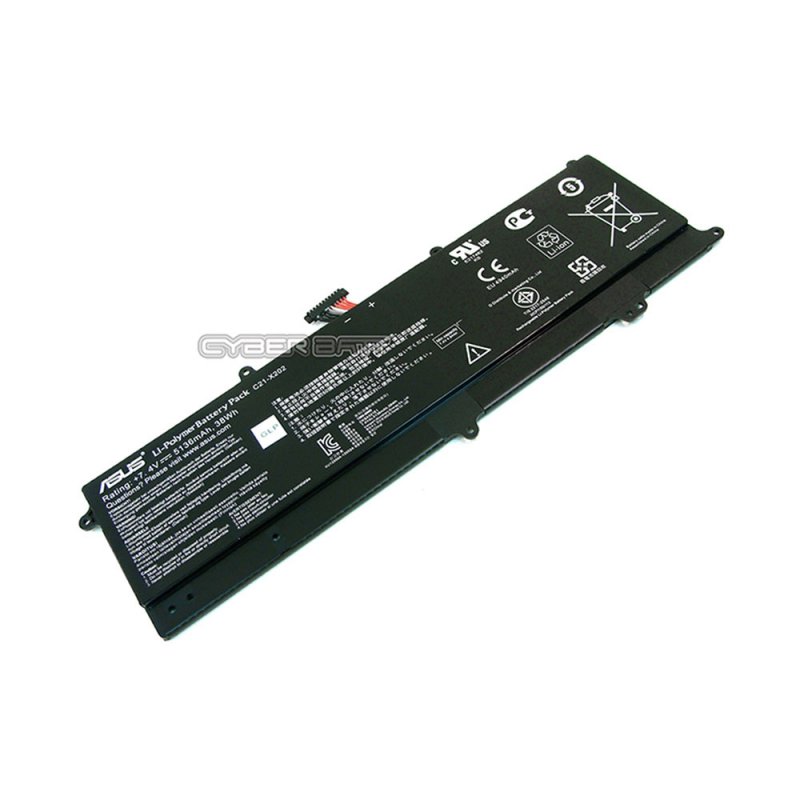 Battery Asus VIVOBOOK C21-X202 : 7.4V-5000mAh Black (CBB) 