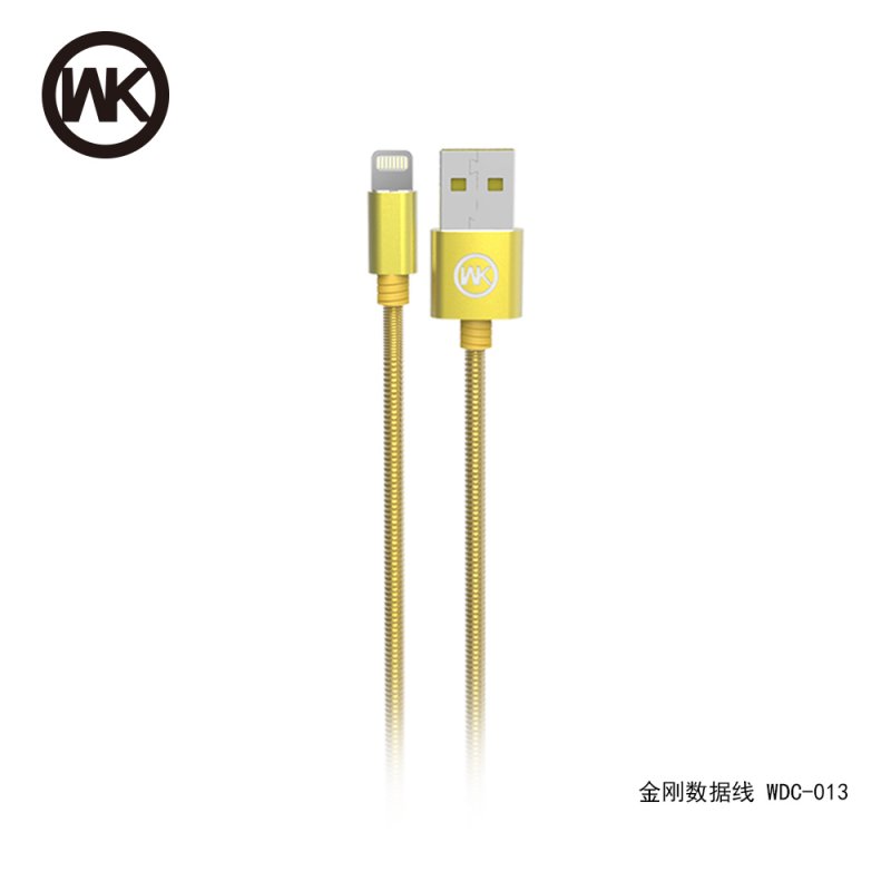 CHARGING CABLE WDC-013 Lightning  Kingkong (Gold) 