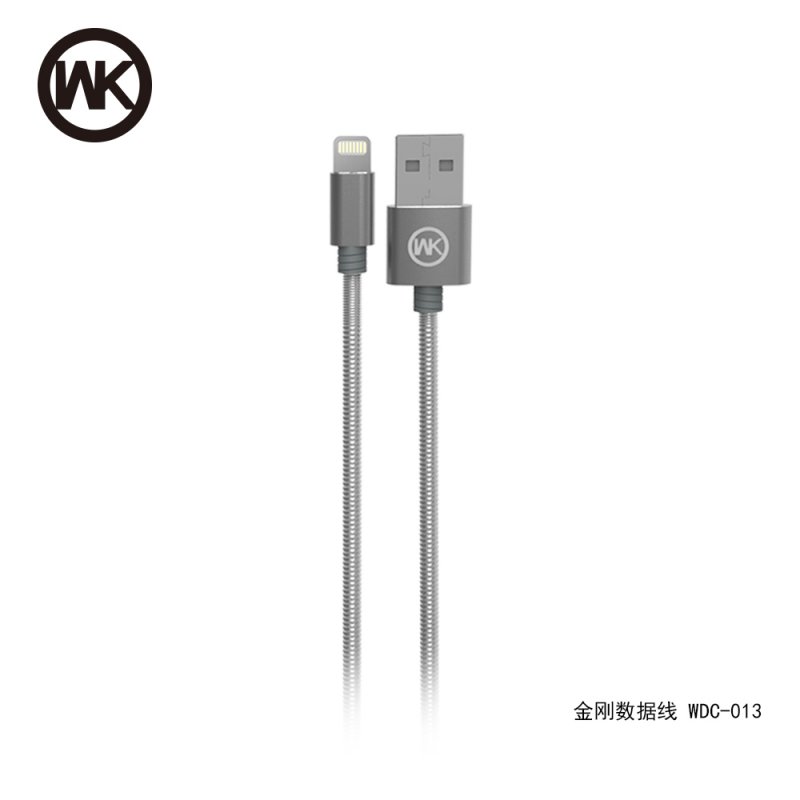 CHARGING CABLE WDC-013 Lightning Kingkong (Silver) 