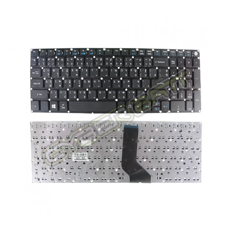 Keyboard Acer Aspire E5-573 Black TH คีบอร์ดโน๊ตบุ๊ค