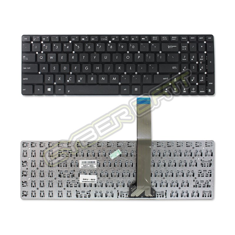 Keyboard Asus K55/K55A Black US 