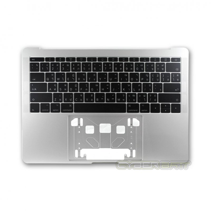 Keyboard Macbook Retina 13 inch A1708 (2017) Mid Silver Color Thai With TopCase คีบอร์ด แมคบุ๊ค