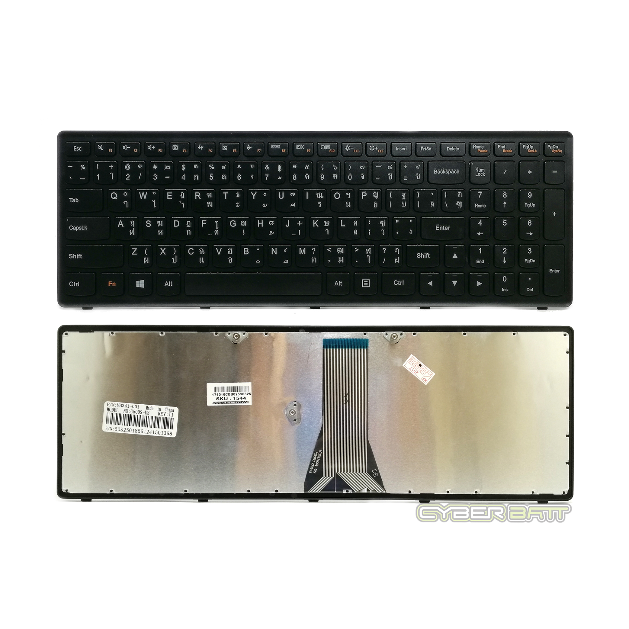 Keyboard Lenovo IdeaPad G500C TH Black