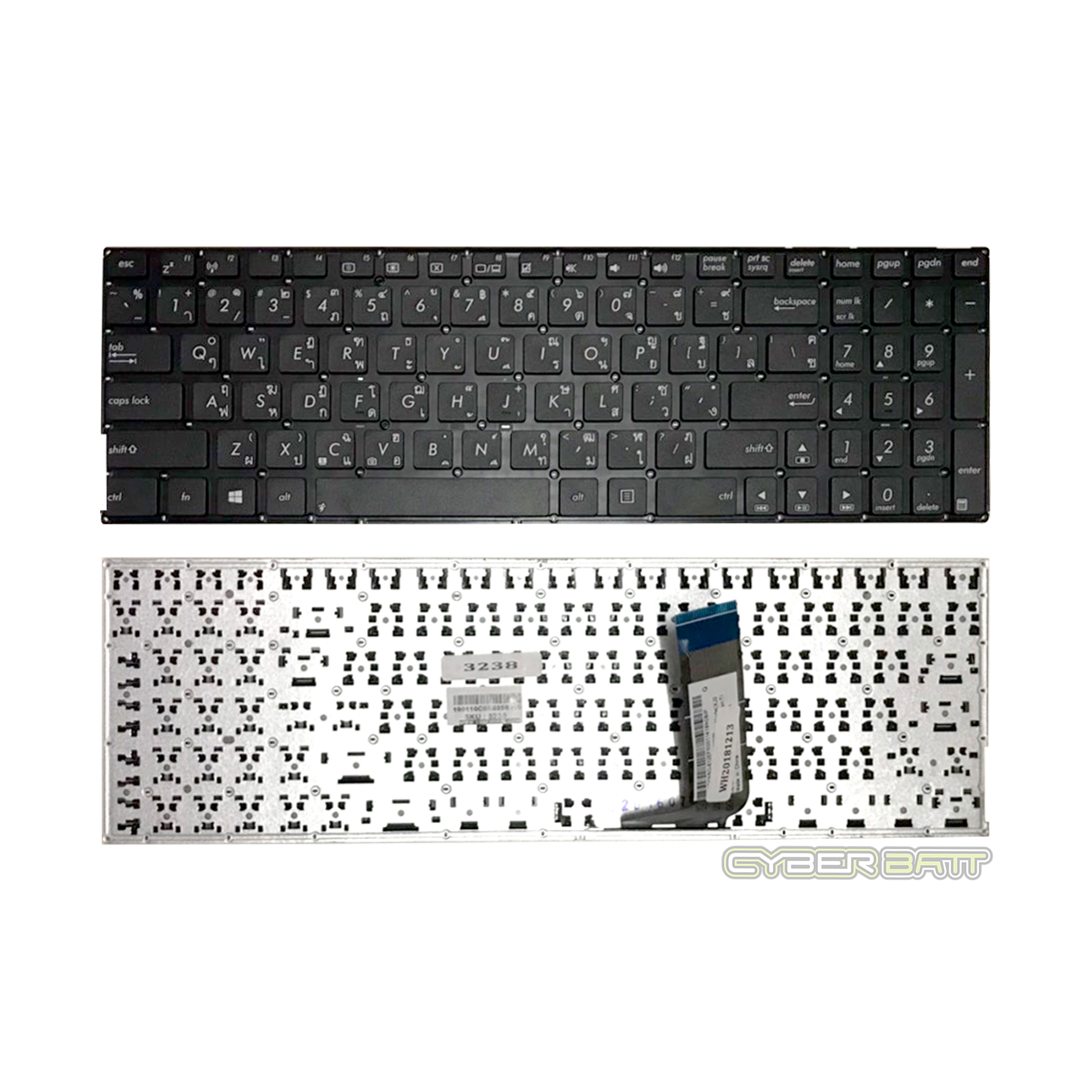 Keyboard Asus K556U BLACK TH