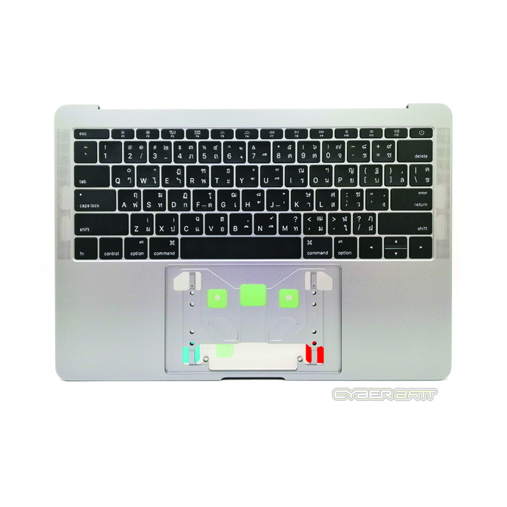 Keyboard Macbook Pro Retina 13 inch A1708 (2017) Mid Grey Color Thai With TopCase คีบอร์ด แมคบุ๊ค