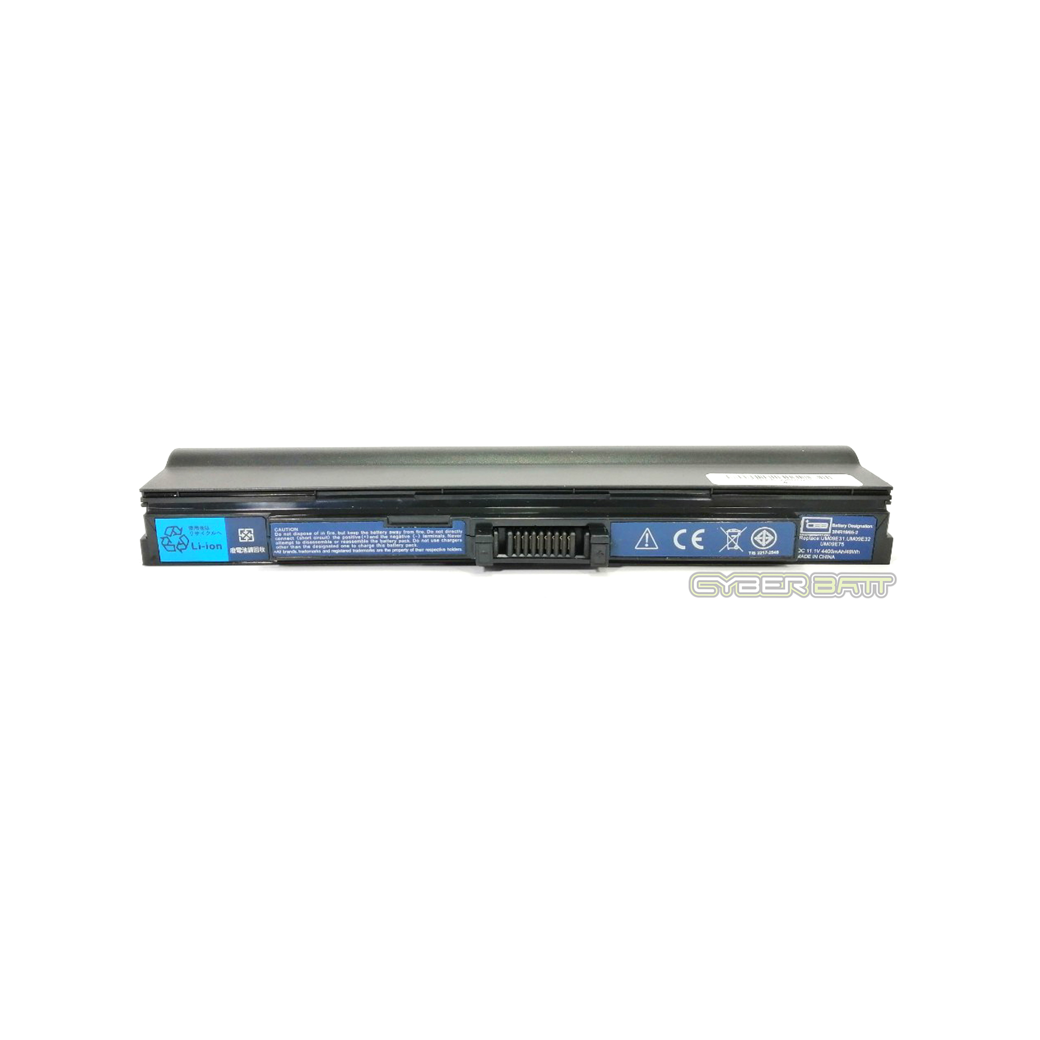 Battery Acer Aspire 1410 : 11.1V-4400mAh Black (CYBERBATT)
