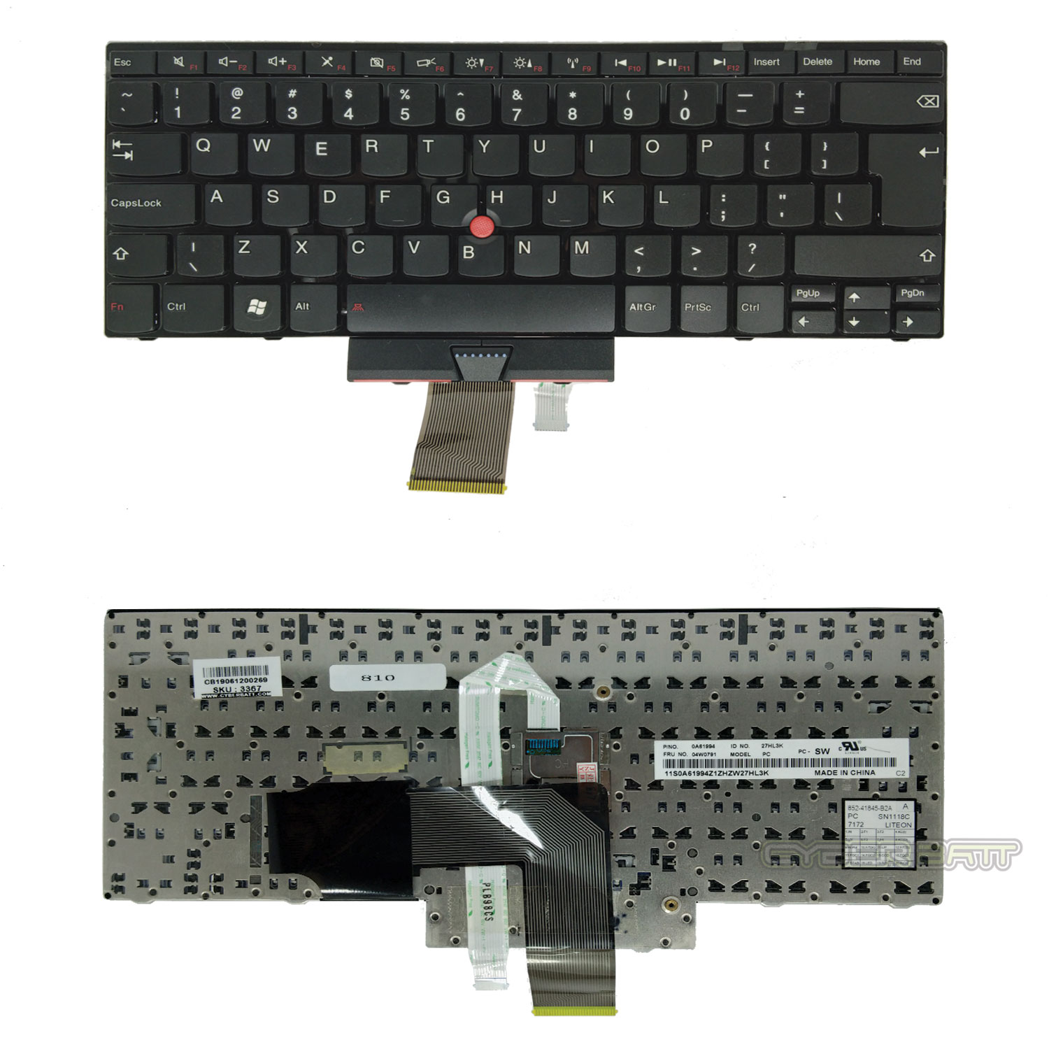 Keyboard Lenovo Thinkpad Edge E325 Black US (Big Enter)