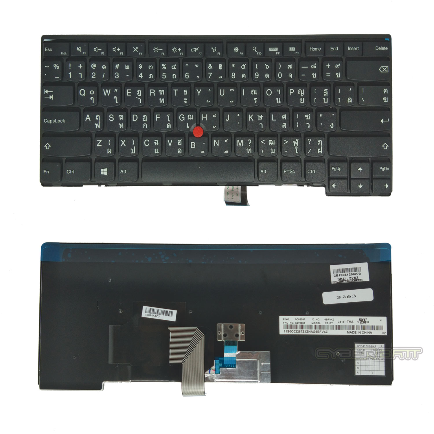 Keyboard Lenovo ThinkPad T440 Black TH