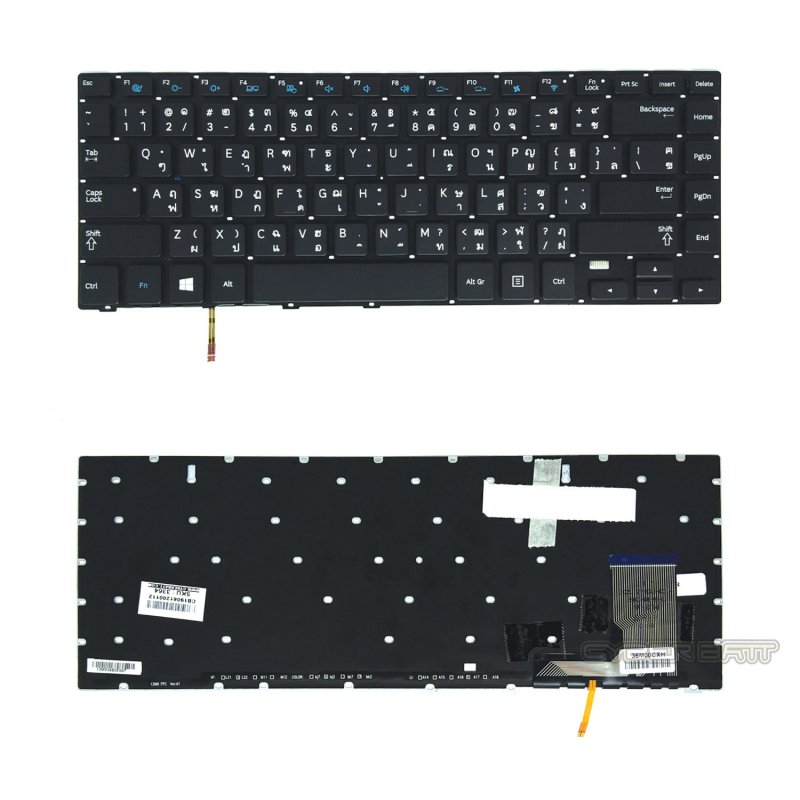 Keyboard Samsung 370R4E Black TH (ฺBlacklist)