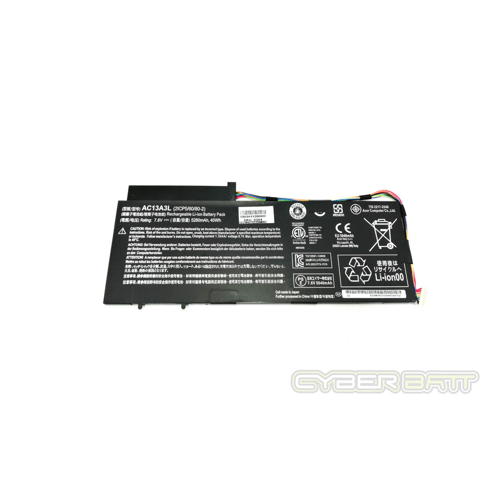 Battery Acer Aspire P3 Series Ee3 P3-131 AC13A3L (CBB)