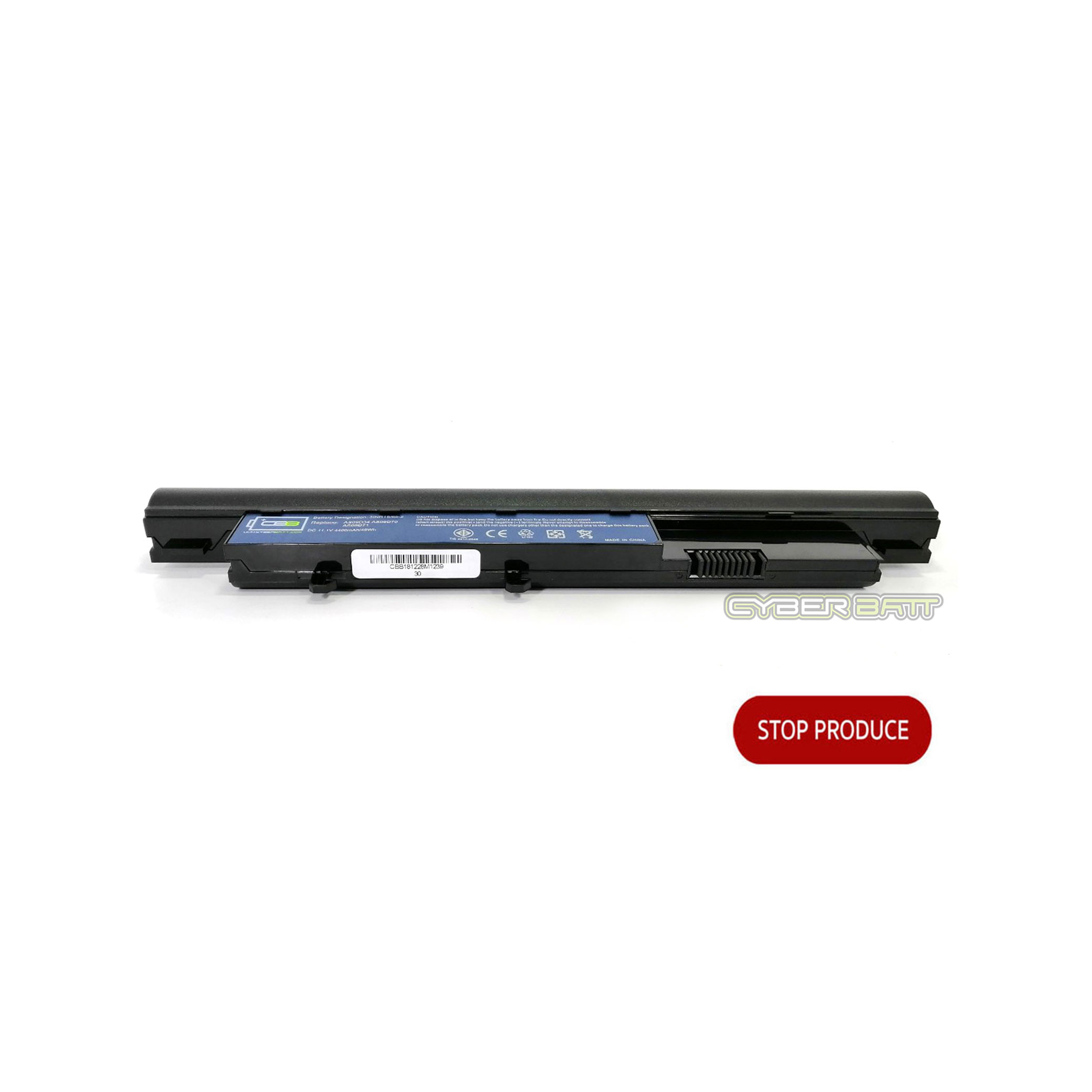 Battery Acer Aspire 3810t : 11.1V-4400mAh Black (CYBERBATT)